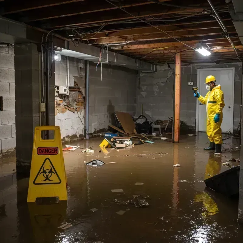 Flooded Basement Electrical Hazard in Indian Hills, CO Property